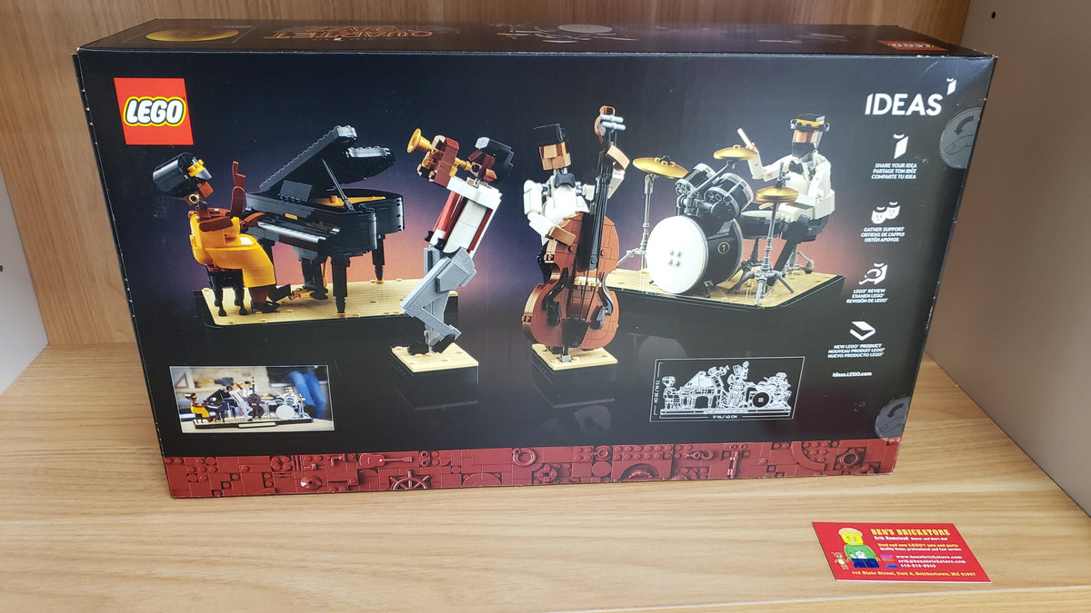 New, Sealed LEGO® Ideas Jazz Quartet 21334 Building Kit for Music-Loving Adults (1,606 Pieces)