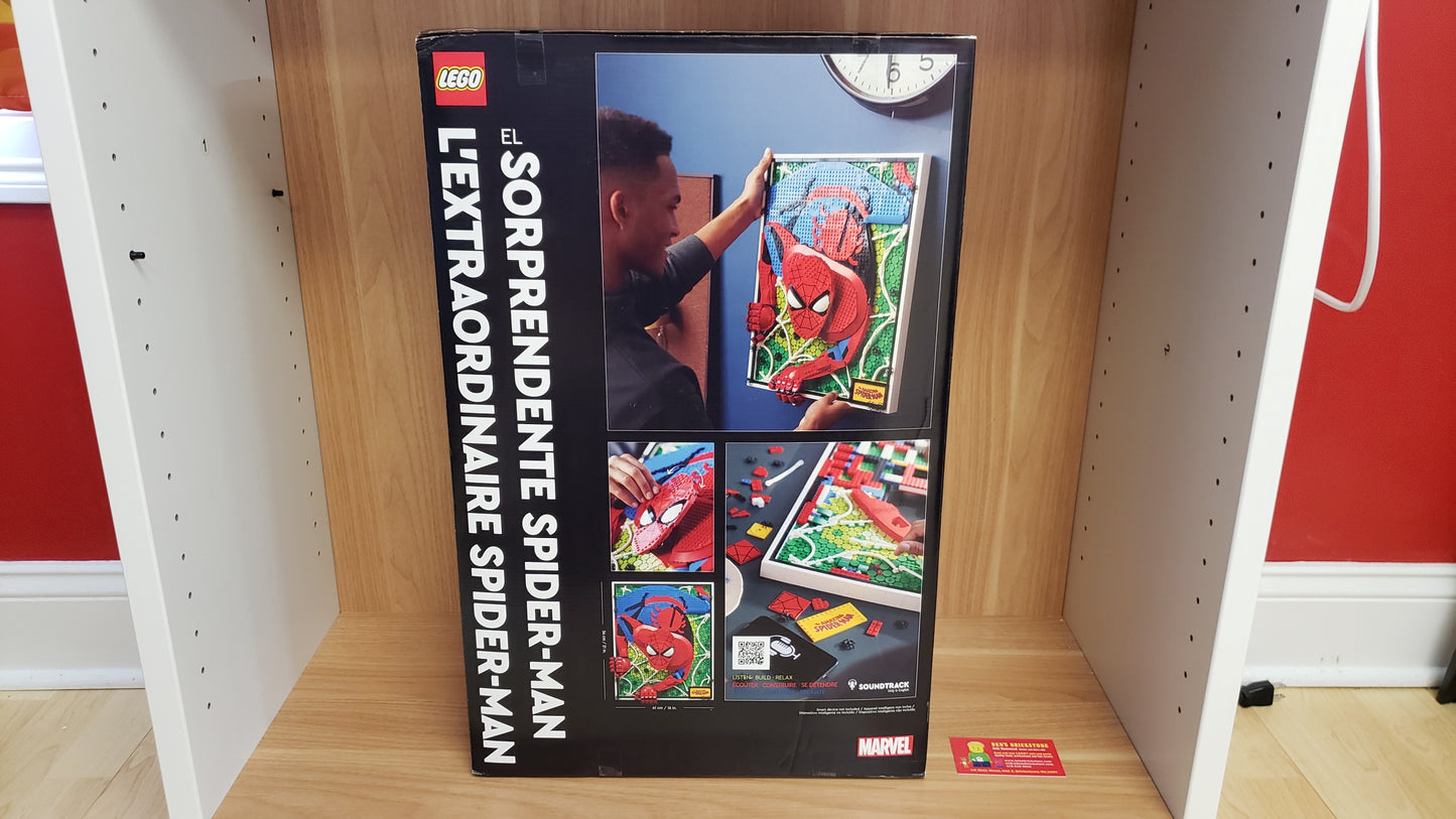 New, Sealed LEGO® Art The Amazing Spider-Man 31209 Building Kit (2,099 Pieces)
