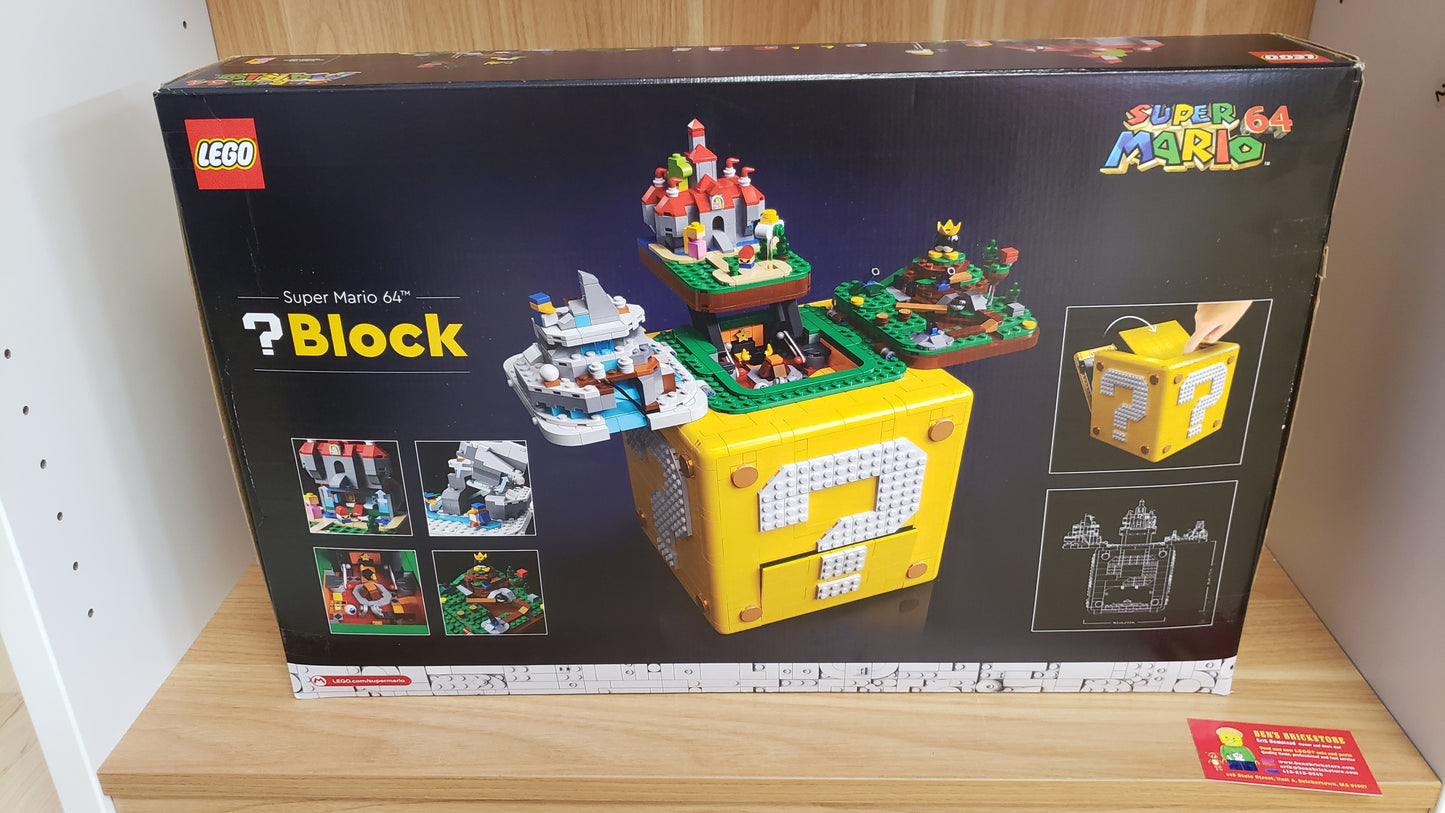 New, Sealed LEGO® Super Mario 64™ Question Mark Block 71395 Building Kit (2,064 Pieces)