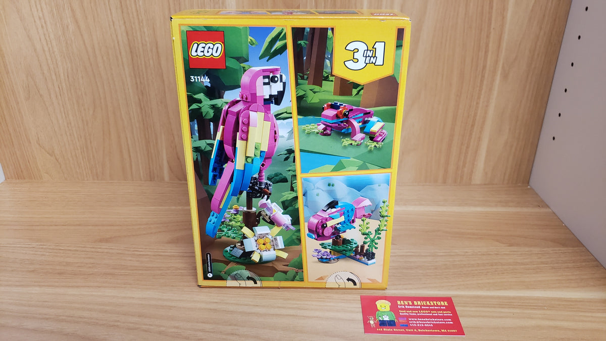 New, Sealed LEGO® Creator Exotic Pink Parrot 31144 Building Toy Set (253 Pieces)