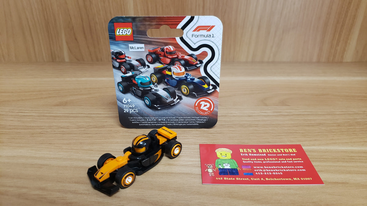 New, Sealed LEGO® Collectibles Set 71049, colf1rc-4 - McLaren F1 Team Race Car, F1 Collectible Race Cars