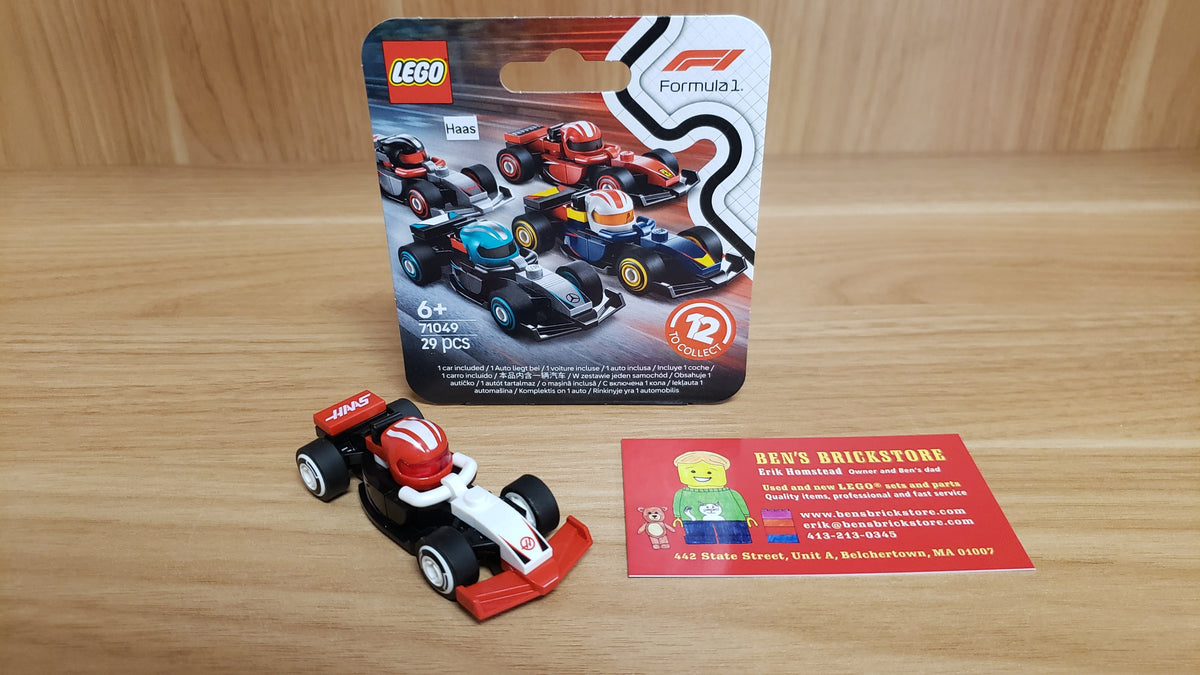 New, Sealed LEGO® Collectibles Set 71049, colf1rc-10 - Haas F1 Team Race Car, F1 Collectible Race Cars