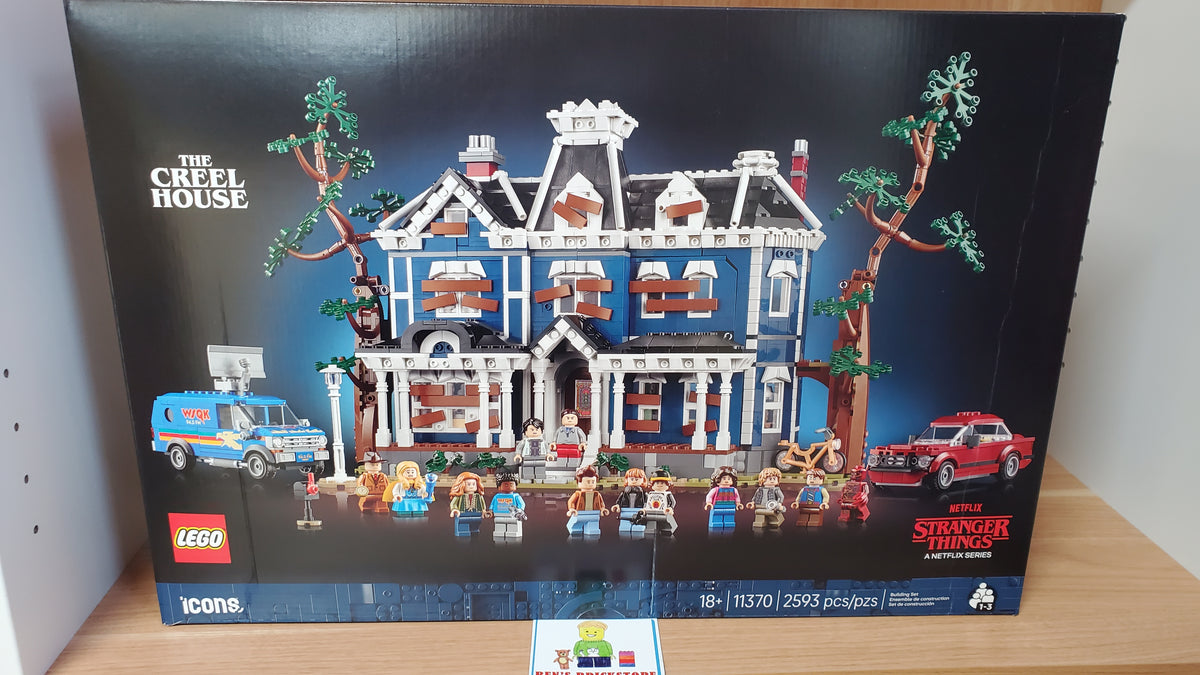 New, Sealed LEGO® Icons Stranger Things Set 11370 - The Creel House (2953 pcs)