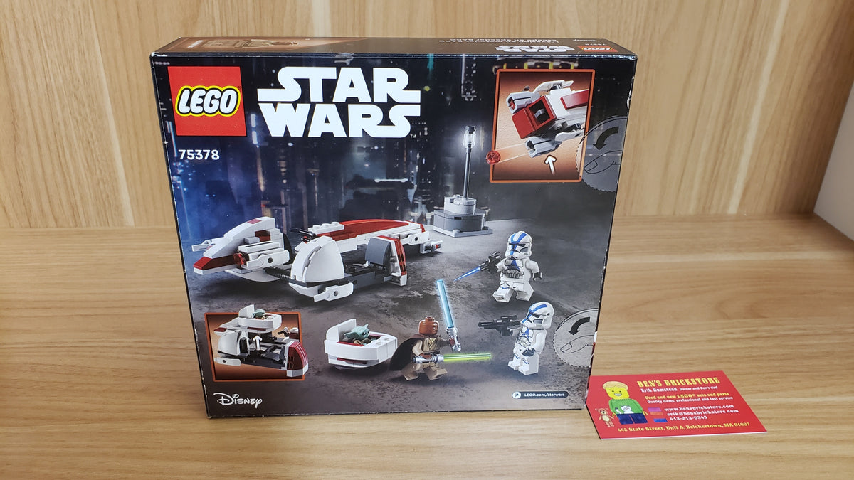 New, Sealed LEGO® Star Wars™ BARC Speeder™ Escape Set 75378 (221 pcs)