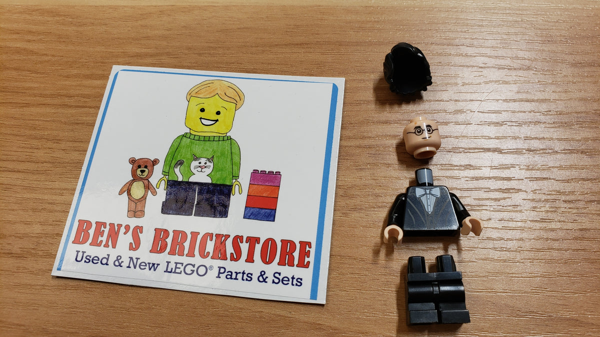 LEGO® Harry Potter Minifig hp184 - Harry Potter - Black Suit, White Bow Tie, Medium Legs