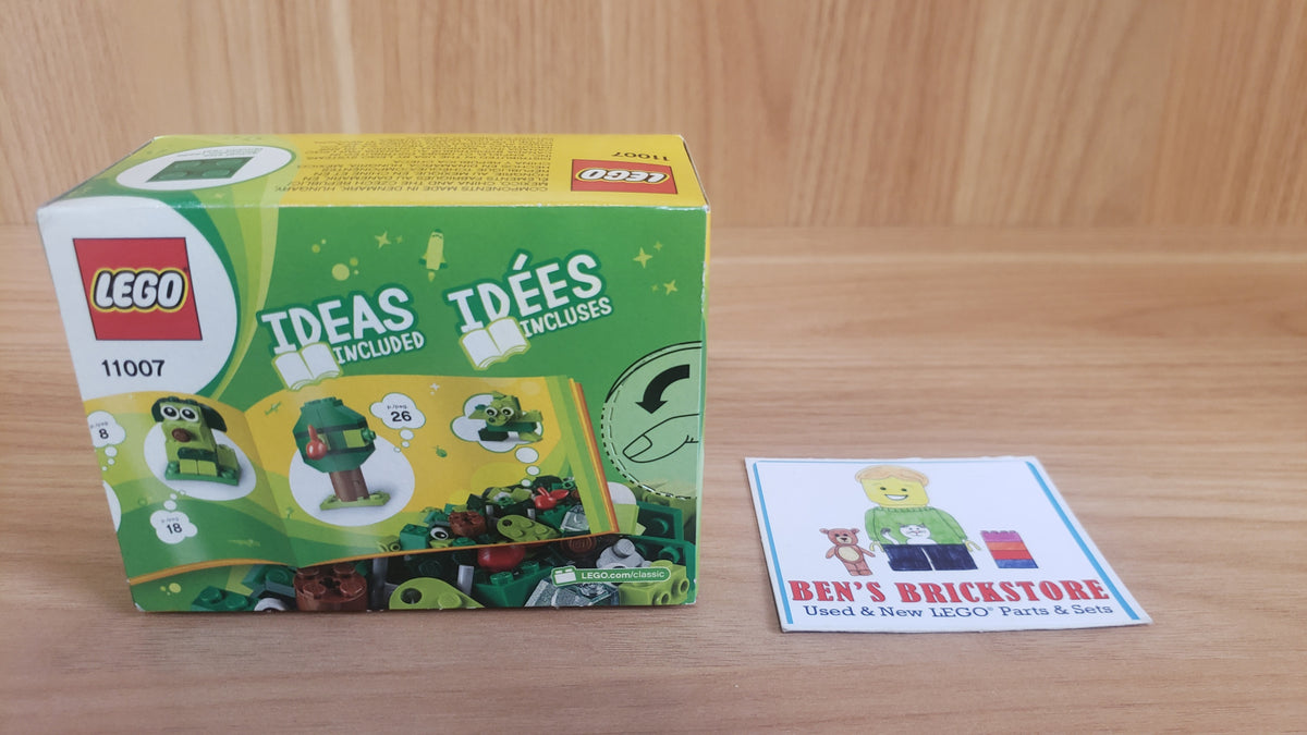New, Sealed LEGO® Classic Set 11007 - Creative Green Bricks (60 pcs)