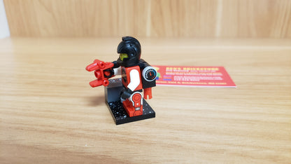 New, Sealed LEGO® Collectible Minifigures Set 71046, col26-5 - M-Tron Powerlifter, Series 26 (Complete Set with Stand and Accessories)
