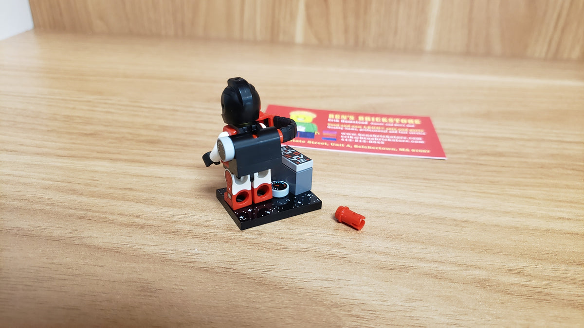 New, Sealed LEGO® Collectible Minifigures Set 71046, col26-5 - M-Tron Powerlifter, Series 26 (Complete Set with Stand and Accessories)