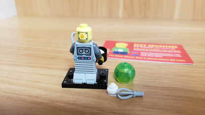 New, Sealed LEGO® Collectible Minifigures Set 71046, col26-9 - Robot Butler, Series 26 (Complete Set with Stand and Accessories)