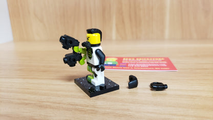 New, Sealed LEGO® Collectible Minifigures Set 71046, col26-12 - Blacktron Mutant, Series 26 (Complete Set with Stand and Accessories)