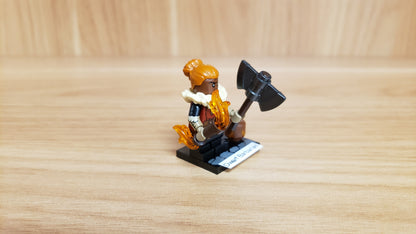 New, Sealed LEGO® Collectible Minifigures Set 71047, coldnd-1 - Dwarf Barbarian, Dungeons & Dragons (Complete Set with Stand and Accessories)