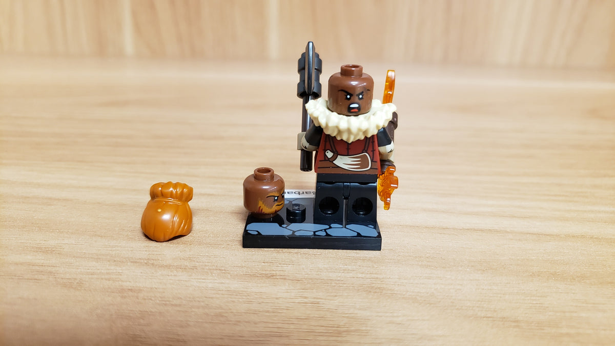 New, Sealed LEGO® Collectible Minifigures Set 71047, coldnd-1 - Dwarf Barbarian, Dungeons & Dragons (Complete Set with Stand and Accessories)
