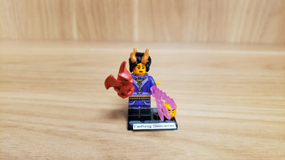 New, Sealed LEGO® Collectible Minifigures Set 71047, coldnd-3 - Tiefling Sorcerer, Dungeons & Dragons (Complete Set with Stand and Accessories)