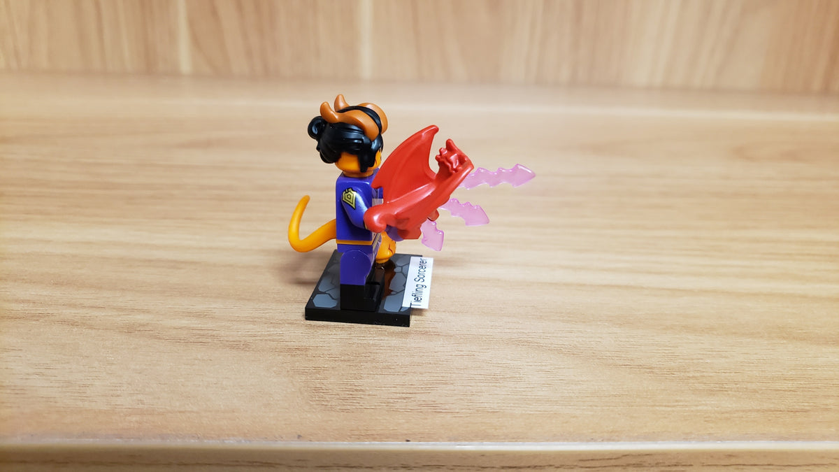 New, Sealed LEGO® Collectible Minifigures Set 71047, coldnd-3 - Tiefling Sorcerer, Dungeons & Dragons (Complete Set with Stand and Accessories)