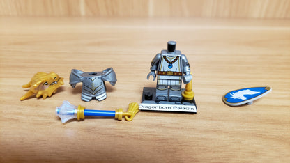 New, Sealed LEGO® Collectible Minifigures Set 71047, coldnd-4 - Dragonborn Paladin, Dungeons & Dragons (Complete Set with Stand and Accessories)