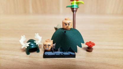 New, Sealed LEGO® Collectible Minifigures Set 71047, coldnd-5 - Halfling Druid, Dungeons & Dragons (Complete Set with Stand and Accessories)