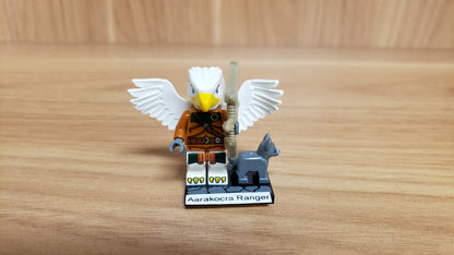 New, Complete LEGO® Collectible Minifigures Set 71047, coldnd-6 - Aarakocra Ranger, Dungeons & Dragons (Complete Set with Stand and Accessories)