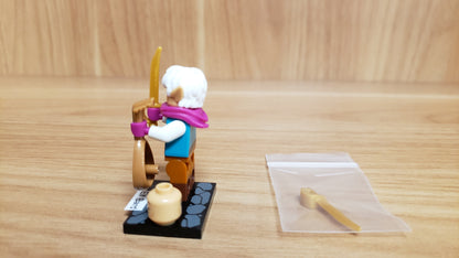 New, Sealed LEGO® Collectible Minifigures Set 71047, coldnd-9 - Elf Bard, Dungeons & Dragons (Complete Set with Stand and Accessories)