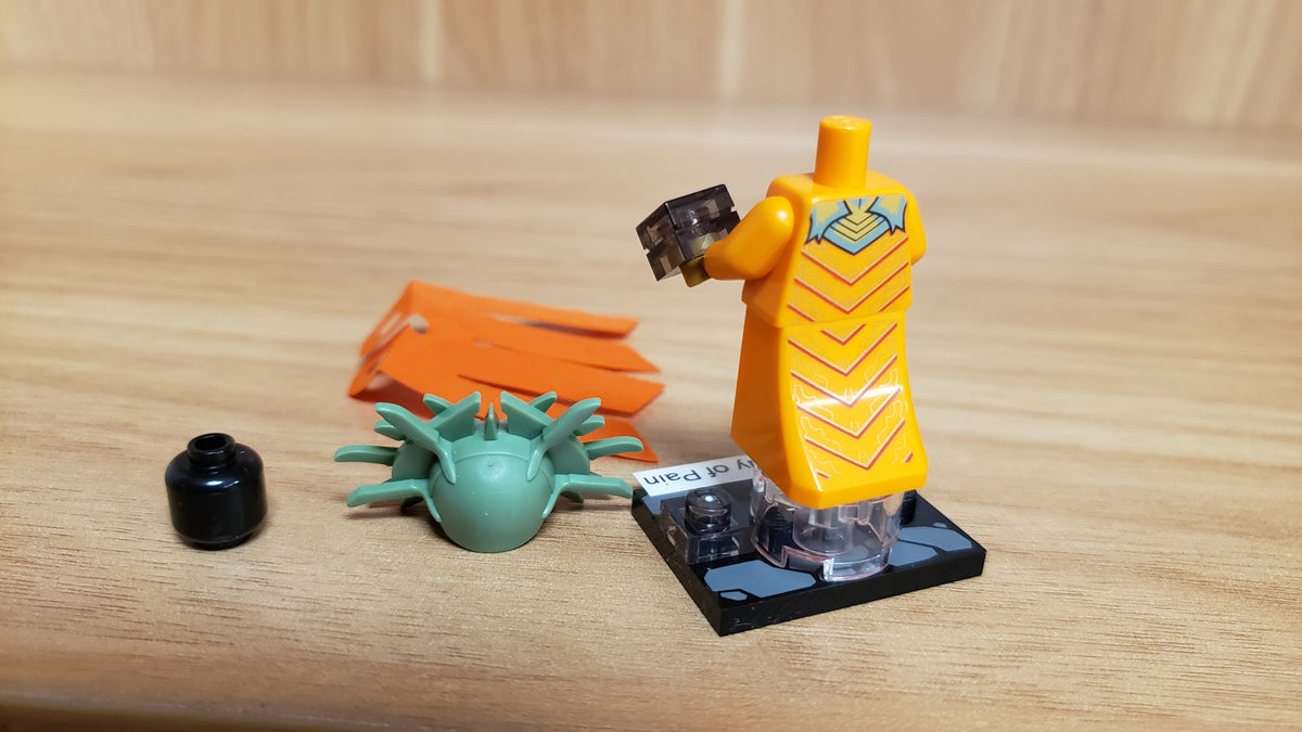 New, Sealed LEGO® Collectible Minifigures Set 71047, coldnd-10 - The Lady of Pain, Dungeons & Dragons (Complete Set with Stand and Accessories)