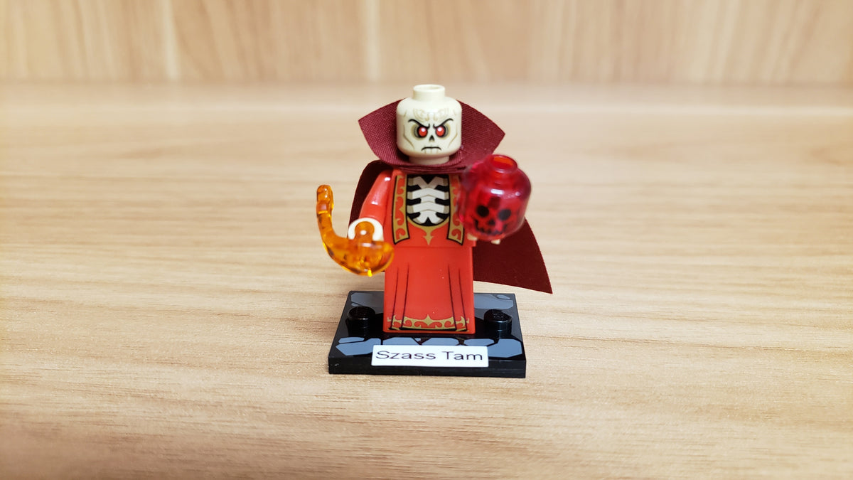 New, Sealed LEGO® Collectible Minifigures Set 71047, coldnd-11 - Szass Tam, Dungeons & Dragons (Complete Set with Stand and Accessories)