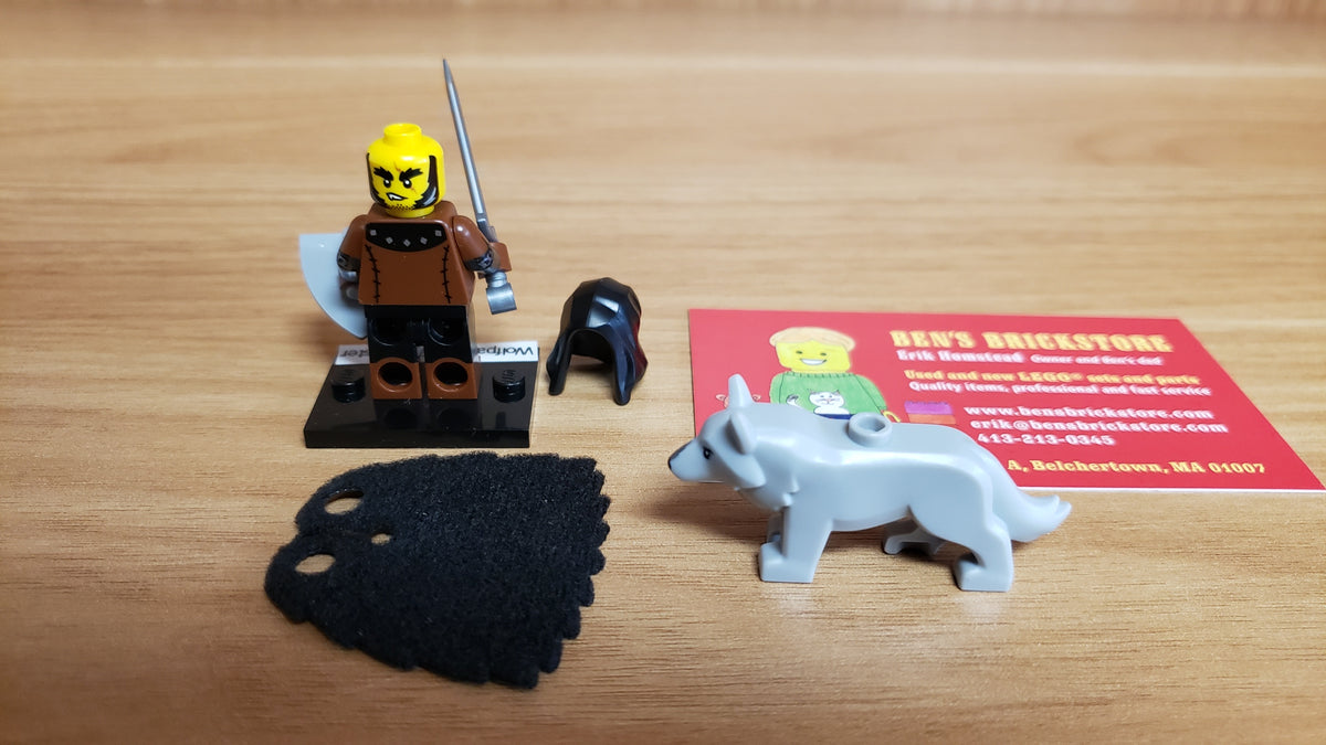 New, Sealed LEGO® Collectible Minifigures Set 71048, col27-2 - Wolfpack Beastmaster, Series 27 (Complete Set with Stand and Accessories)