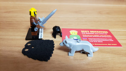 New, Sealed LEGO® Collectible Minifigures Set 71048, col27-2 - Wolfpack Beastmaster, Series 27 (Complete Set with Stand and Accessories)