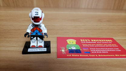 New, Sealed LEGO® Collectible Minifigures Set 71048, col27-3 - Jetpack Racer, Series 27 (Complete Set with Stand and Accessories)