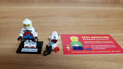 New, Sealed LEGO® Collectible Minifigures Set 71048, col27-3 - Jetpack Racer, Series 27 (Complete Set with Stand and Accessories)