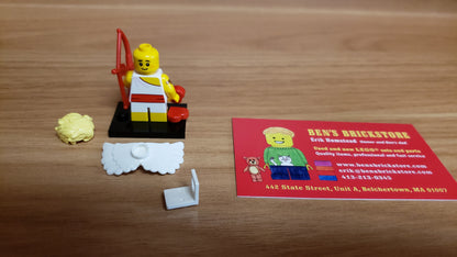 New, Sealed LEGO® Collectible Minifigures Set 71048, col27-9 - Cupid, Series 27 (Complete Set with Stand and Accessories)