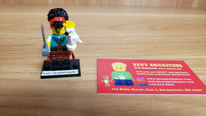 New, Sealed LEGO® Collectible Minifigures Set 71048, col27-10 - Pirate Quartermaster, Series 27 (Complete Set with Stand and Accessories)
