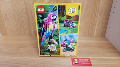 New, Sealed LEGO® Creator Exotic Pink Parrot 31144 Building Toy Set (253 Pieces)