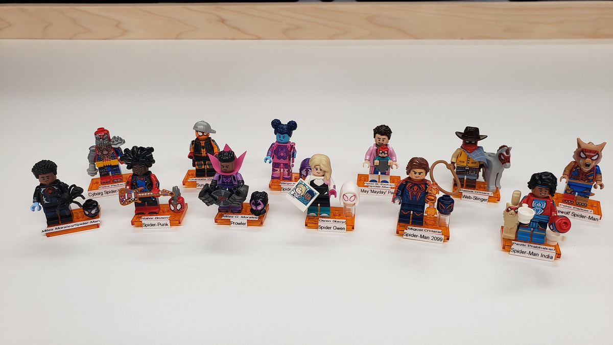 New, Sealed LEGO® Spider-Man Across the Spider-Verse Collectible Minifigures Set 71050-2 - Minifigure, Spider-Man Across the Spider-Verse (Complete Series of 12 Complete Minifigure Sets)