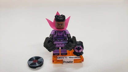 New, Sealed LEGO® 71050 Spider-Man Across the Spider-Verse Collectible Minifigures, colspi-3 - Miles G. Morales / Prowler (Complete Set with Stand and Accessories)