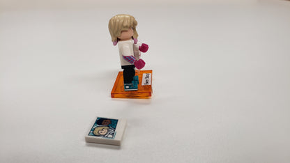 New, Sealed LEGO® 71050 Spider-Man Across the Spider-Verse Collectible Minifigures, colspi-4 - Gwen Stacy / Spider Gwen (Complete Set with Stand and Accessories)