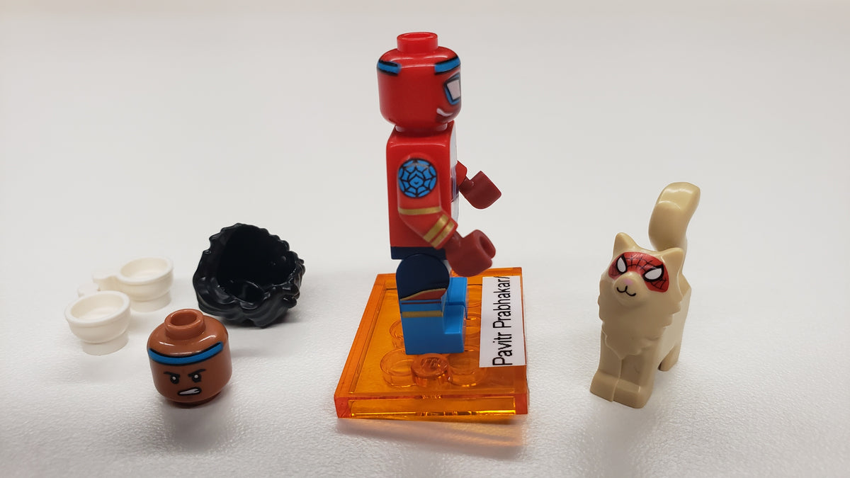 New, Sealed LEGO® 71050 Spider-Man Across the Spider-Verse Collectible Minifigures, colspi-6 - Pavitr Prabhakar/Spider-Man India (Complete Set with Stand and Accessories)