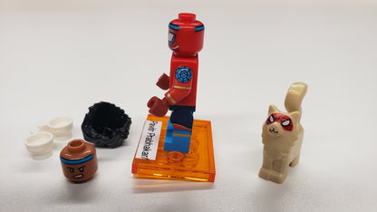 New, Sealed LEGO® 71050 Spider-Man Across the Spider-Verse Collectible Minifigures, colspi-6 - Pavitr Prabhakar/Spider-Man India (Complete Set with Stand and Accessories)