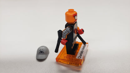 New, Sealed LEGO® 71050 Spider-Man Across the Spider-Verse Collectible Minifigures, colspi-8 - Charlotte Webber/Sun-Spider (Complete Set with Stand and Accessories)