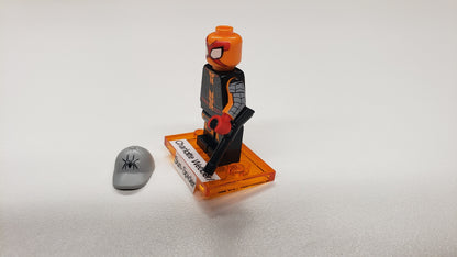 New, Sealed LEGO® 71050 Spider-Man Across the Spider-Verse Collectible Minifigures, colspi-8 - Charlotte Webber/Sun-Spider (Complete Set with Stand and Accessories)