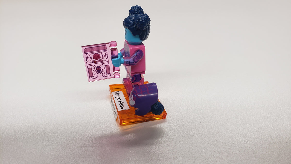 New, Sealed LEGO® 71050 Spider-Man Across the Spider-Verse Collectible Minifigures, colspi-9- Margo Kess/Spider-Byte (Complete Set with Stand and Accessories)