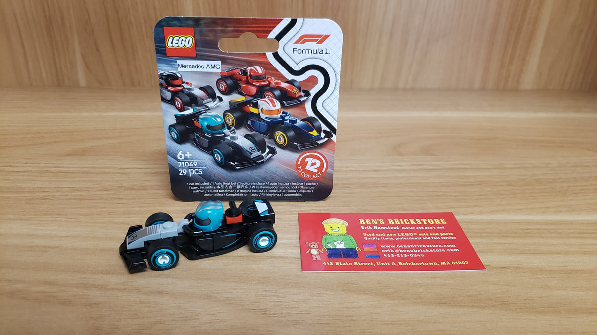 New, Sealed LEGO® Collectibles Set 71049, colf1rc-2 - Mercedes-AMG F1 Team Race Car, F1 Collectible Race Cars