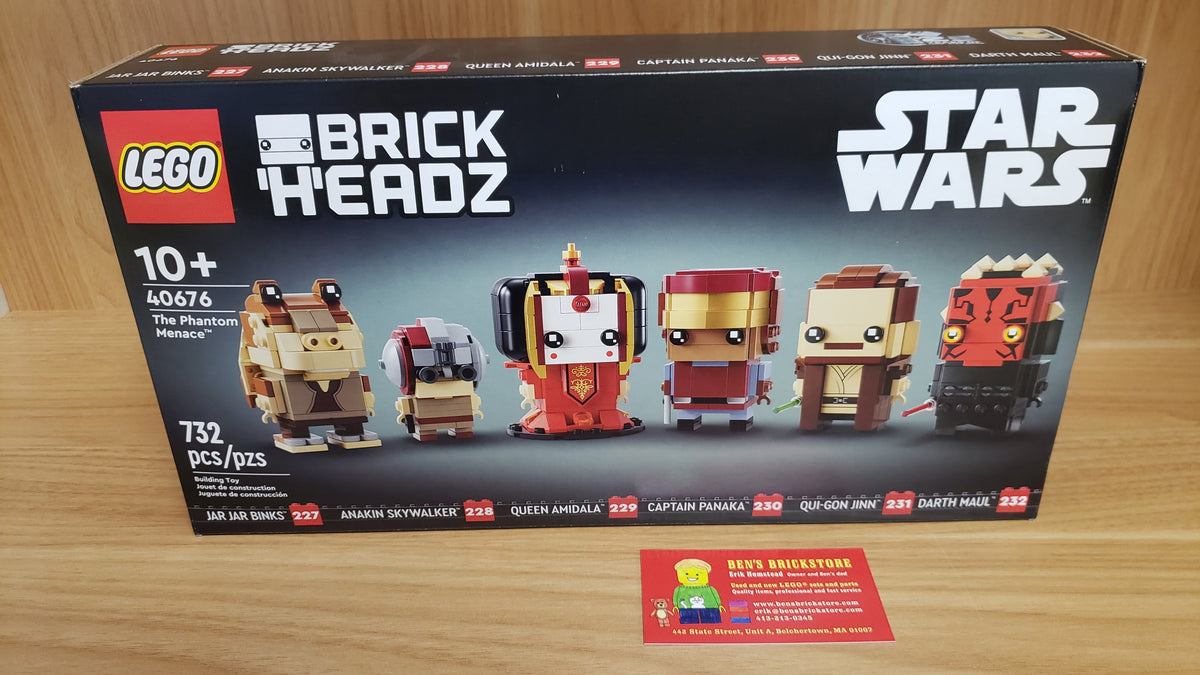 New, Sealed LEGO® BrickHeadz Star Wars Set 40676 - The Phantom Menace (732 pcs)