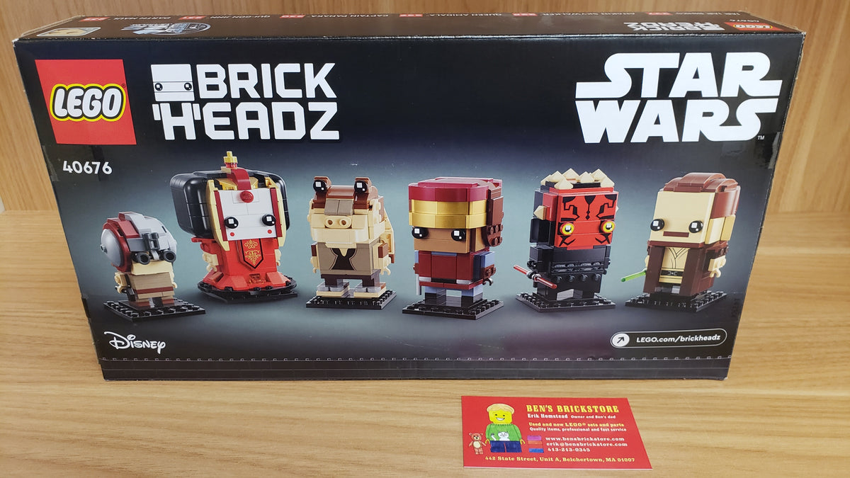New, Sealed LEGO® BrickHeadz Star Wars Set 40676 - The Phantom Menace (732 pcs)