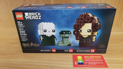 New, Sealed LEGO® BrickHeadz Harry Potter Set 40496 - Voldemort, Nagini & Bellatrix (344 pcs)