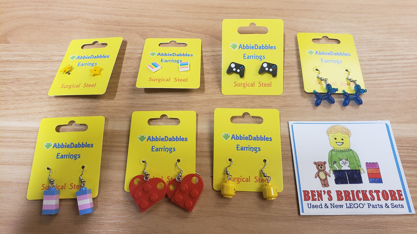 AbbieDabbles Earrings - Love, Rainbows, and Random Fun!