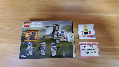 Used, Complete LEGO® Star Wars™ 501st Clone Troopers™ Battle Pack 75345 Building Toy Set (119 Pieces)