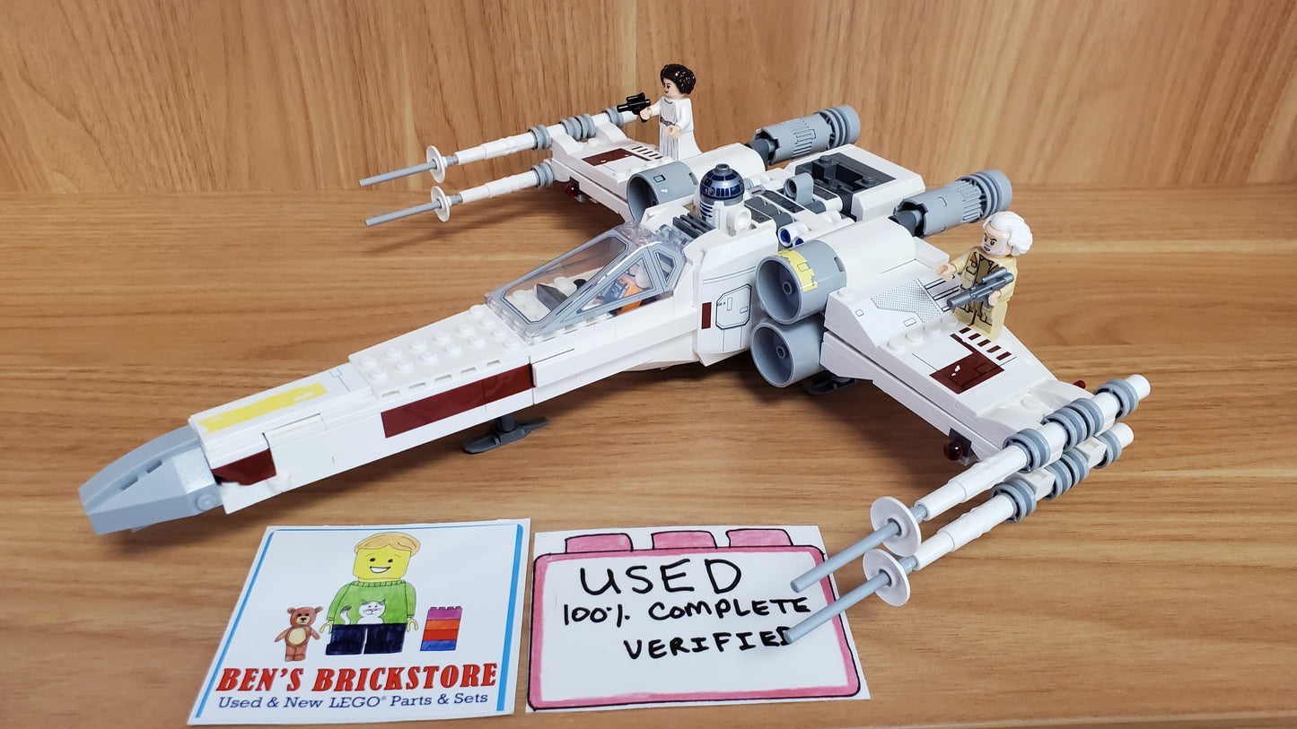 Used, Complete LEGO® Star Wars™ Luke Skywalker’s X-Wing Fighter™ 75301 (474 Pieces)