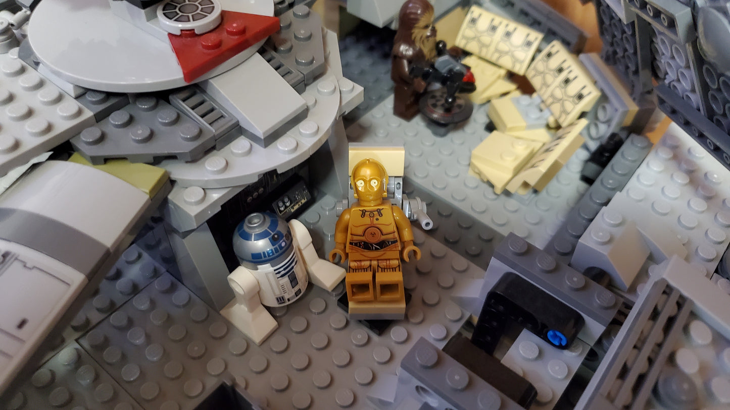 Used, INCOMPLETE, PREASSEMBLED, LEGO® Star Wars: The Rise of Skywalker Millennium Falcon™ 75257 Building Kit (1,351 Pieces)