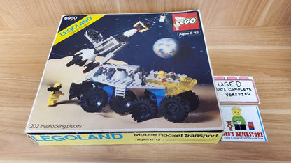 Used, Complete LEGO® Classic Space Set 6950 Mobile Rocket Transport (207 Pieces)