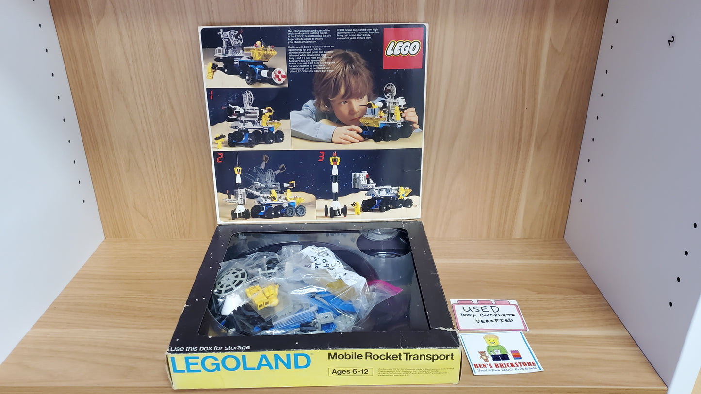 Used, Complete LEGO® Classic Space Set 6950 Mobile Rocket Transport (207 Pieces)