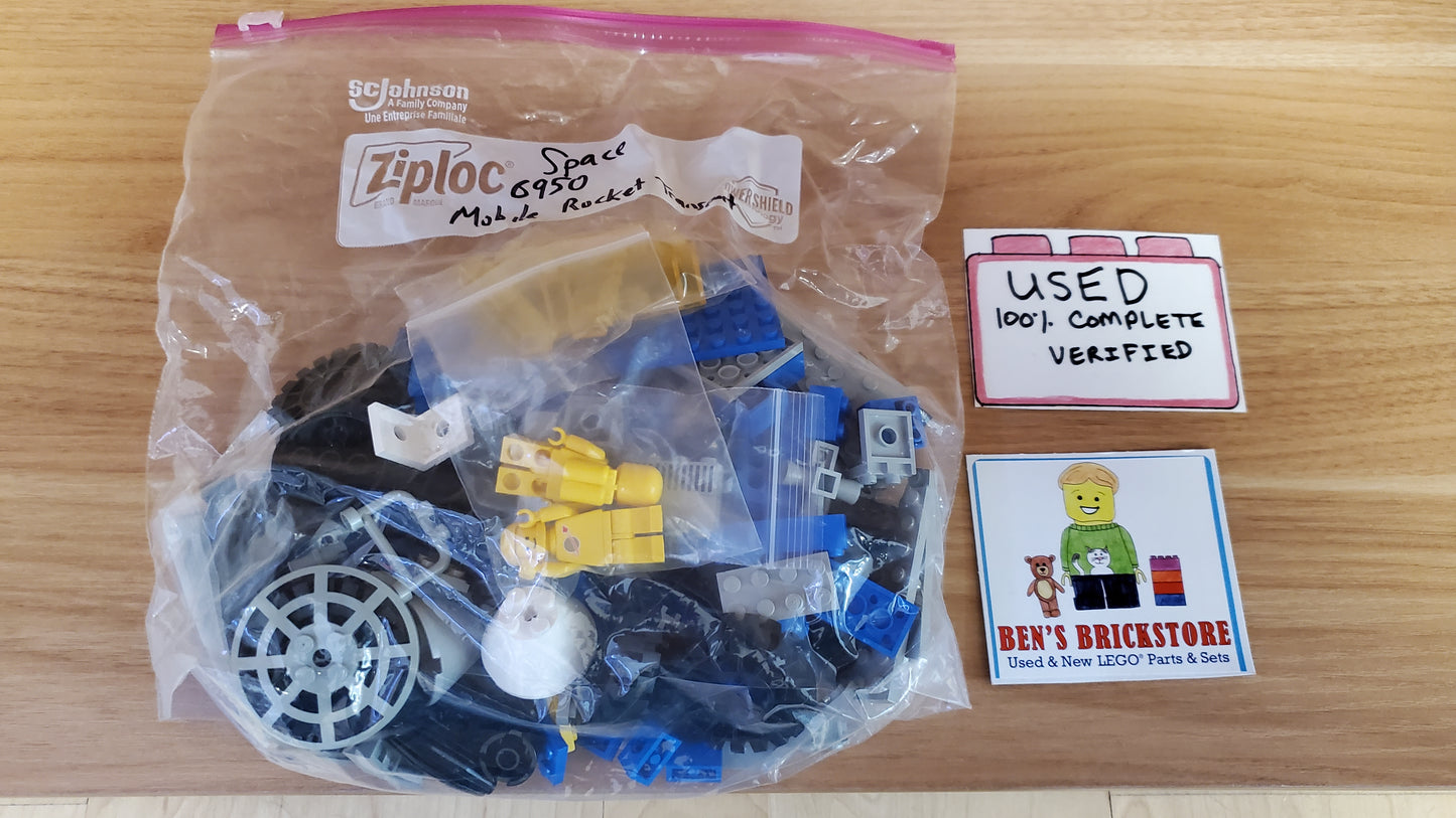 Used, Complete LEGO® Classic Space Set 6950 Mobile Rocket Transport (207 Pieces)